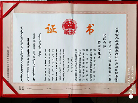 風水梁獺兔農牧業(yè)產業(yè)化聯合體被認定為市級聯合體